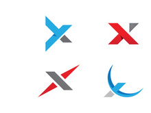 Initial letter X logo  Modern Logo Design Vector