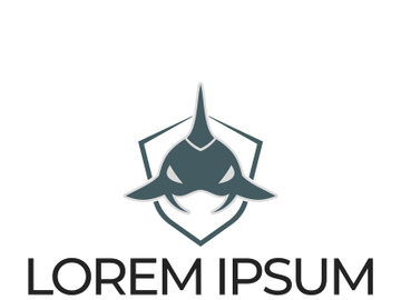 Orca whale logo preview picture