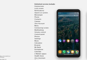Zero X6 - mobile UI kit