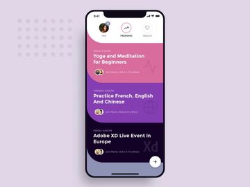 Meetio UI Kit for Adobe XD preview picture