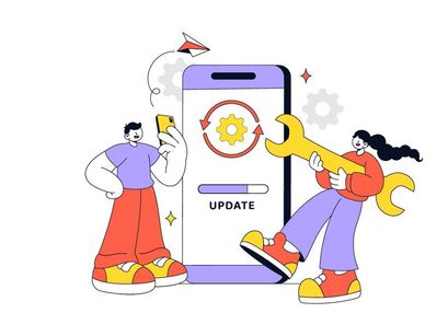 10 App Update Vector Illustration