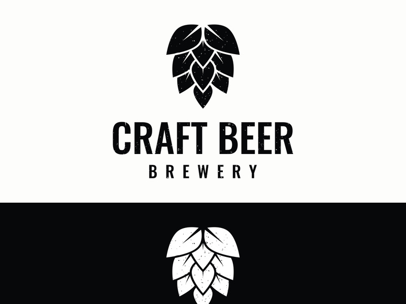 Premium quality vintage craft beer logo template. For badges, emblems, beer companies, bars, taverns.