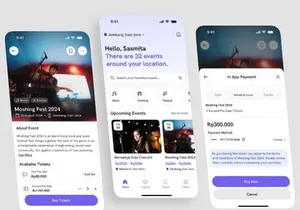 Eventts v1.0 - Event Booking Management | Event Planner | Ticket Booking | Flutter Full Solution App
