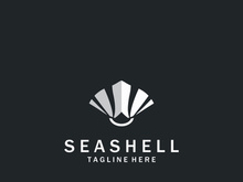 Seashell Logo. Ocean Animals premium quality graphic outline symbols collection