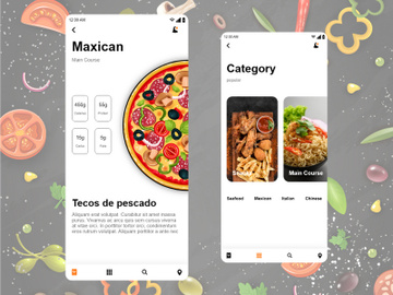 Food App UI preview picture