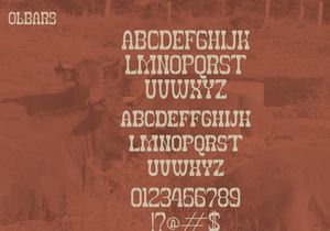 Olbars | Western Font