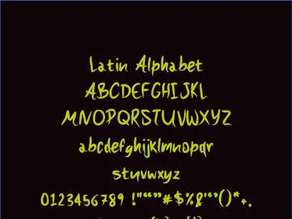 ALHEXX – Font Tangan Modern yang Santai