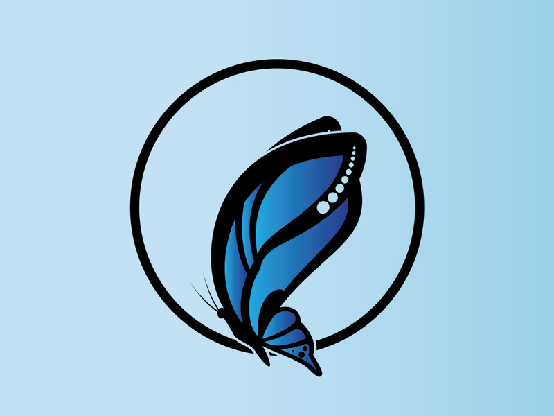 Butterfly logo design