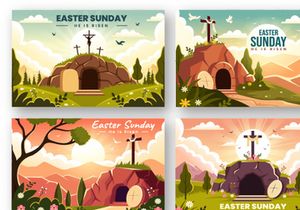 12 Easter Sunday Illustration