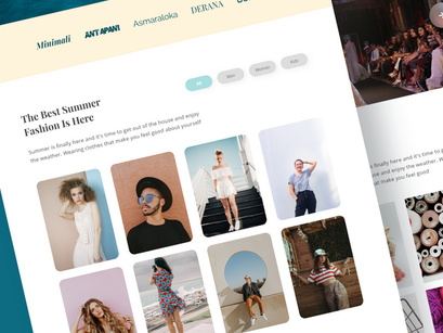 Klambi - Ecommerce Fashion Landing Page
