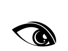 Branding Identity Corporate Eye Care vector logo design