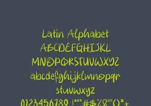QueenZhe — Modern Handwritten Script (OTF)