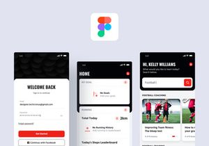 Football Coaching App UI Kit