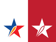 Star icon template vector illustration design