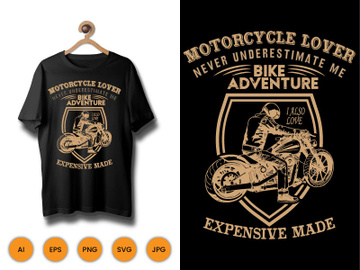 Expensive Motorcycle Lover T Shirt Bike Adventure T-Shirt preview picture