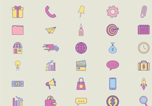 E-commerce/Business Icons Set