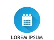 Calendar logo design.