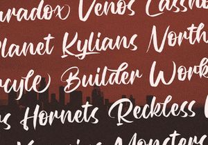 Rubeyma - Bold Script Font