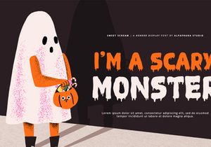 Sweet Scream - Display Font