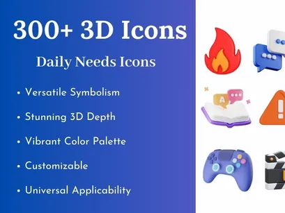 3D Icon for Daily Needs