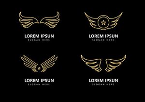 Wing Logo Template vector icon design