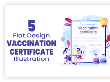 5 Covid-19 Vaccination Certificate Illustration preview picture