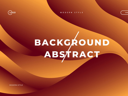 Orange Brown Abstract Background Design