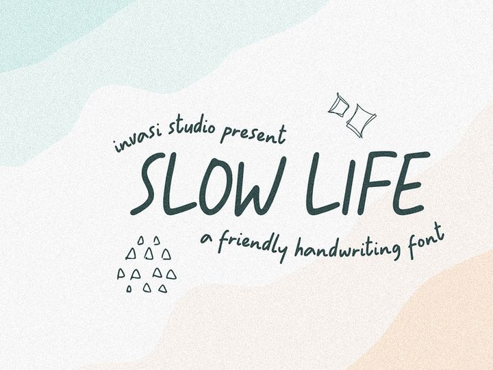 Slowly Life - Friendly Handwritten preview picture