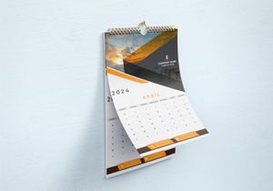 Wall Calendar 2024 Template