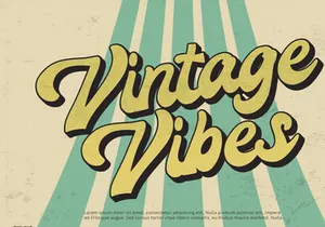 Twilight Luminance - Vintage Script