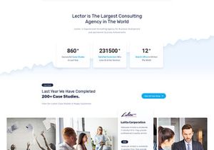 Business Consulting PSD Template