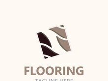 Elegant Tile Flooring Logo Design business store building Template