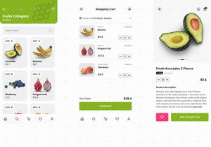 Grocery Delivery App UI Kit
