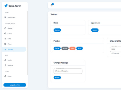 Spike Angular Free Admin Dashboard Template