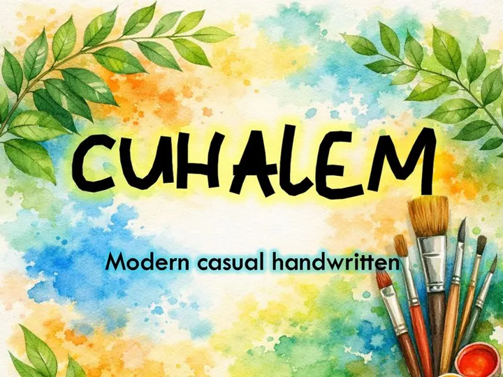 CUHALEM – Modern Casual Handwritten Font (TTF-OTF)