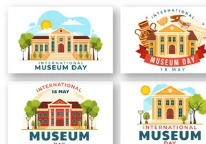 12 International Museum Day Illustration