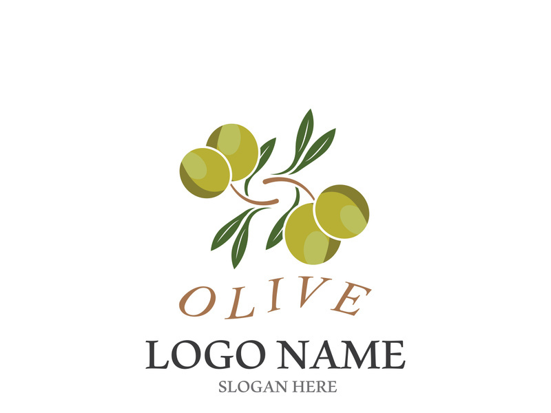 olive icon vector illustration design template