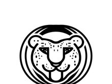 Panther head logo icon vector design template illustration
