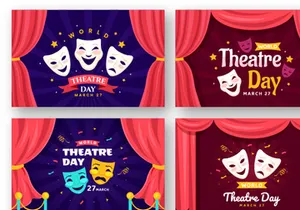 12 World Theatre Day Illustration