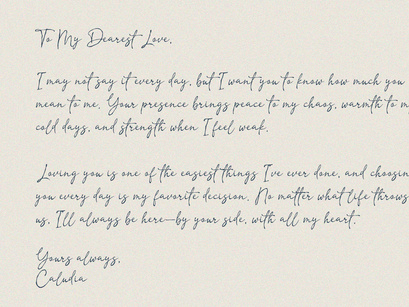 Bearish - Handwritten Script Font