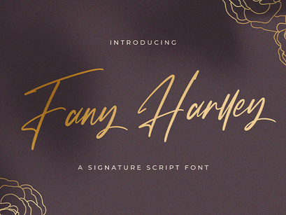 Fany Harlley - Handwritten Font