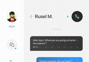 Chat, Messenger App UI Kit Light Mode