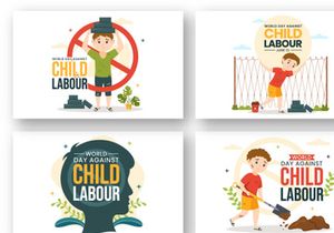 12 World Day Against Child Labour Illustration