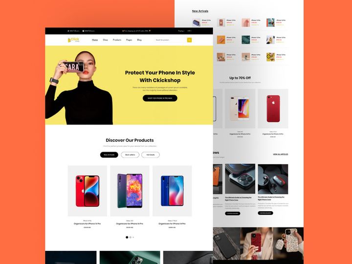 Ecommerce website design templates