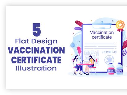 5 Covid-19 Vaccination Certificate Illustration