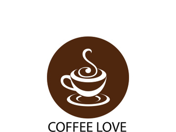 Coffee logo  icon vector illustration template preview picture