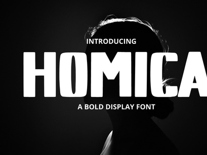 Homica - A Bold Display Font by Minimalist Eyes ~ EpicPxls