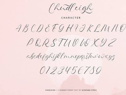 Chudleigh - Script Font