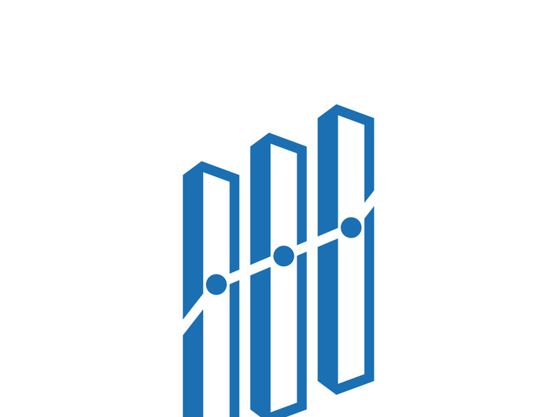 Business finance logo template vector icon design