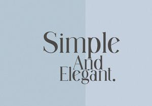 Granger Ligature Serif Typeface
